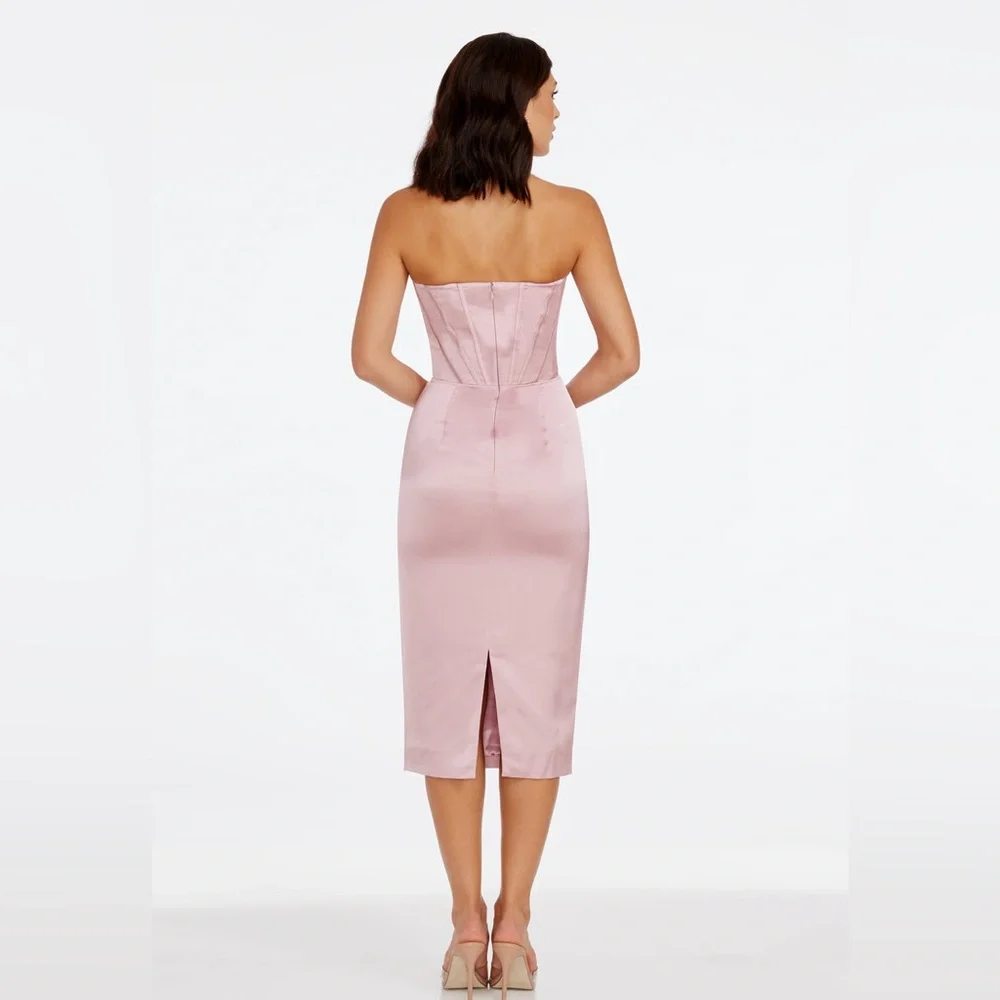 Dress the Population Cosette Satin Dress size M - Picture 4 of 7